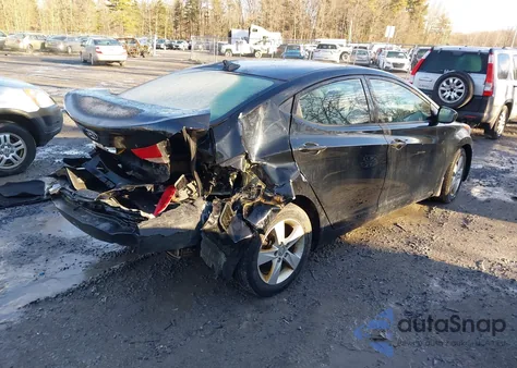2013 Hyundai Elantra Gls from USA, damaged, VIN 5NPDH4AE2DH316245